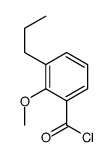 Benzoyl chloride, 2-methoxy-3-propyl- (9CI)结构式