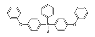 bis(4-phenoxyphenyl)-phenyl-sulfanylidene-λ5-phosphane结构式