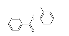 N-(2-iodo-4-methylphenyl)benzamide结构式