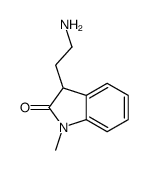 3-(2-aminoethyl)-1-methyl-3H-indol-2-one结构式