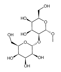 methyl 2-O-talopyranosyltalopyranoside structure