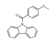 (9H-carbazol-9-yl)(4-methoxyphenyl)methanone结构式