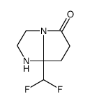 7a-(Difluoromethyl)tetrahydro-1H-pyrrolo[1,2-a]imidazol-5(6H)-one Structure