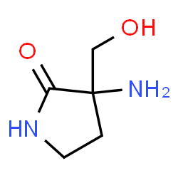2-Pyrrolidinone,3-amino-3-(hydroxymethyl)-(9CI)结构式