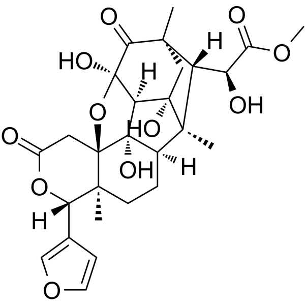 1-o-deacetyl-2alpha-hydroxykhayanolide e Structure