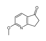 2-甲氧基-6,7-二氢-5H-环戊并[b]吡啶-5-酮结构式