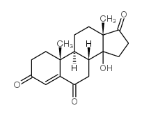 14-hydroxyandrost-4-ene-3,6,17-trione Structure