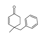 4-benzyl-4-Methylcyclohex-2-enone结构式