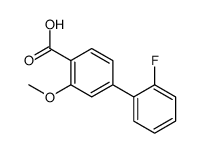 4-(2-fluorophenyl)-2-methoxybenzoic acid Structure