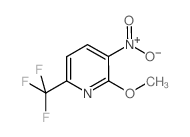 2-Methoxy-3-nitro-6-(trifluoromethyl)pyridine结构式