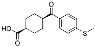 CIS-4-(4-THIOMETHYLBENZOYL)CYCLOHEXANE-1-CARBOXYLIC ACID Structure