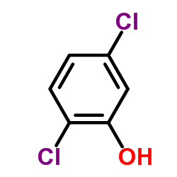 2,5-Dichlorophenol结构式