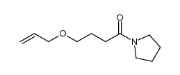 4-allyloxy-1-(pyrrolidin-1-yl)butan-1-one Structure