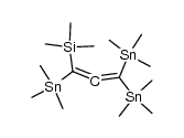 (Trimethylsilyl)tris(trimethylstannyl)propadiene结构式