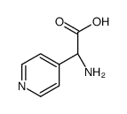 (S)-AMINO-PYRIDIN-4-YL-ACETIC ACID结构式