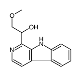 2-methoxy-1-(9H-pyrido[3,4-b]indol-1-yl)ethanol Structure