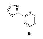 2-(4-bromopyridin-2-yl)-1,3-oxazole Structure