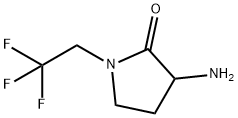 3-氨基-1-(2,2,2-三氟乙基)吡咯烷-2-酮结构式