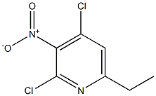 2,4-dichloro-6-ethyl-3-nitropyridine Structure