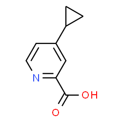 4-cyclopropylpicolinic acid结构式