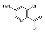 5-amino-3-chloropyridine-2-carboxylic acid结构式