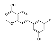 4-(3-fluoro-5-hydroxyphenyl)-2-methoxybenzoic acid结构式