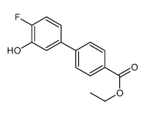 ethyl 4-(4-fluoro-3-hydroxyphenyl)benzoate结构式