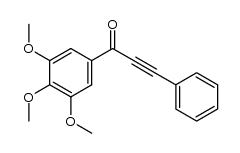 1-(3,4,5-trimethoxyphenyl)-3-phenylprop-2-yn-1-one结构式