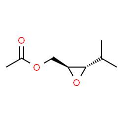 Oxiranemethanol,3-(1-methylethyl)-,acetate,trans-(9CI) Structure