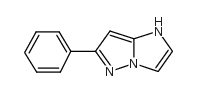 6-Phenyl-1H-imidazo(1,2-b)pyrazole结构式