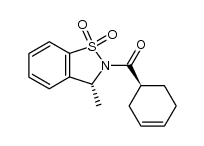 (S)-cyclohex-3-en-1-yl((R)-3-methyl-1,1-dioxidobenzo[d]isothiazol-2(3H)-yl)methanone结构式