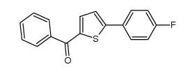 phenyl[5-(4-fluorophenyl)thiophene-2-yl]methanone Structure