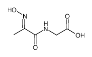 Glycine, N-[2-(hydroxyimino)-1-oxopropyl]- (9CI)结构式