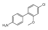 4'-Chloro-2'-methoxy-[1,1'-biphenyl]-4-amine结构式