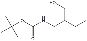tert-butyl 2-(hydroxymethyl)butylcarbamate Structure