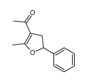 1-(5-methyl-2-phenyl-2,3-dihydrofuran-4-yl)ethanone Structure