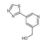 [5-(1,3,4-thiadiazol-2-yl)pyridin-3-yl]methanol Structure