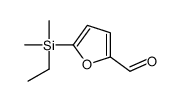 5-[ethyl(dimethyl)silyl]furan-2-carbaldehyde结构式