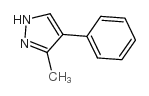 3-Methyl-4-phenyl-1H-pyrazole Structure