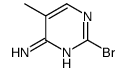 2-bromo-5-methylpyrimidin-4-amine结构式