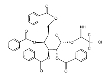 2,3,4,6-Tetra-O-benzoyl-a-D-galactopyranoside Trichloroacetimidate结构式