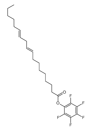 (2,3,4,5,6-pentafluorophenyl) octadeca-9,12-dienoate结构式