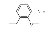 2-amino-6-ethylphenyl methyl sulphide结构式