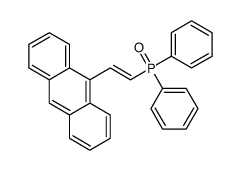 (E)-2-(anthracen-9-yl)vinyl diphenylphosphine oxide Structure