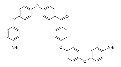bis[4-[4-(4-aminophenoxy)phenoxy]phenyl]methanone Structure
