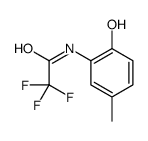 2,2,2-trifluoro-N-(2-hydroxy-5-methylphenyl)acetamide Structure