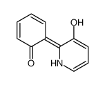 6-(3-hydroxy-1H-pyridin-2-ylidene)cyclohexa-2,4-dien-1-one结构式