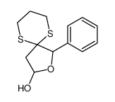 1-phenyl-2-oxa-6,10-dithiaspiro[4.5]decan-3-ol结构式