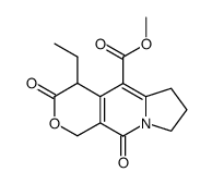 methyl 4-ethyl-3,10-dioxo-3,4,6,7,8,10-hexahydro-1H-pyrano[3,4-f]indolizine-5-carboxylate结构式