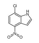 7-chloro-4-nitro-indole结构式